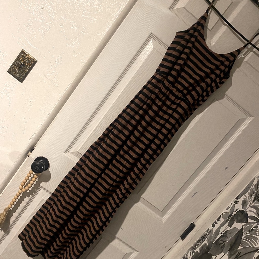 Long cotton, no pockets, pencil spaghetti strap